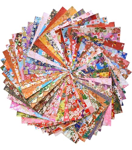 Amazon.com : Showa Grimm Origami Paper [Washi Saika Chiyogami