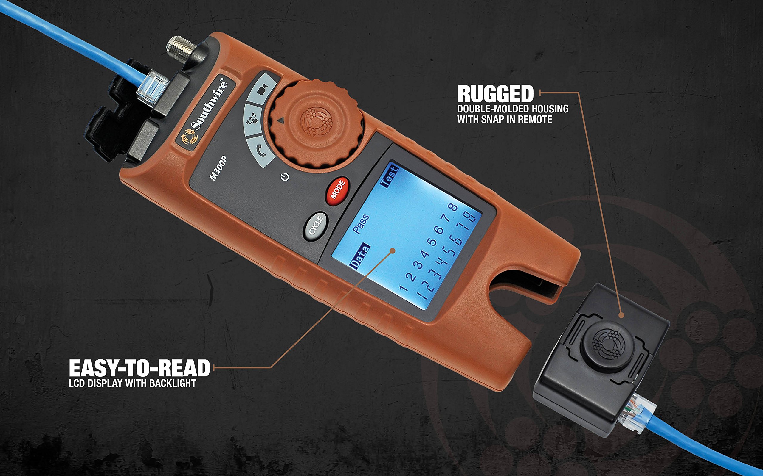 Southwire Tools Equipment M300P Professional VDV Cable Mapper, Network