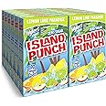 Wyler’s Light Island Punch Singles To Go, Lemon Lime Paradise, 10-Count per Box (12 Pack) – Low Calorie Powdered Drink Mixes, Caffeine Free, Gluten Free, and Zero Sugar, 120 Total Powder Packets