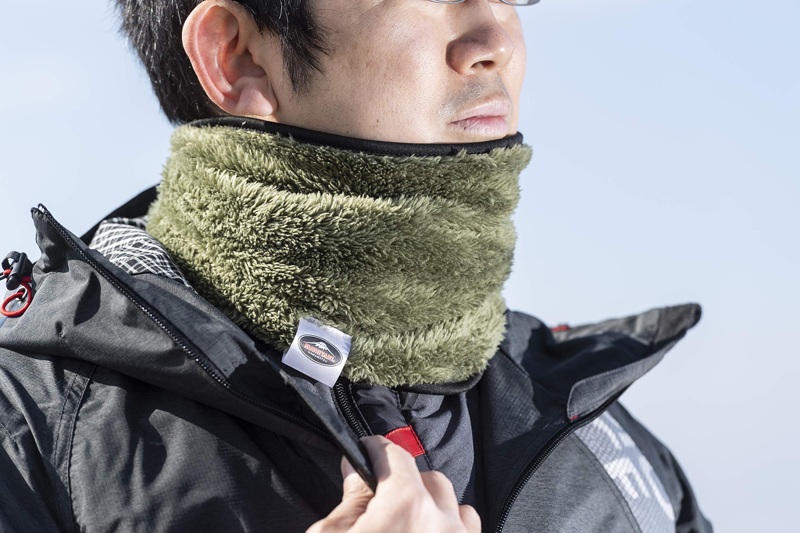 Motorcyclist(モーターサイクリスト)2021年3月号：2/1発売【雑誌付録】KUSHITANIロゴ入りふわふわネックウォーマー