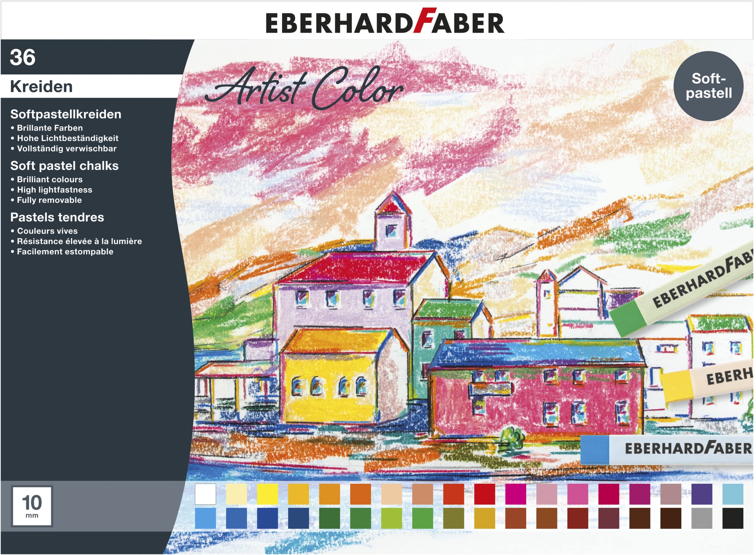 Eberhard Faber EFA Soft Pastel Card (Box of 36)