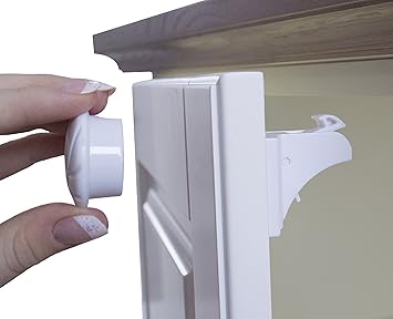 Amazon Com 8 Magnetic Cabinet Drawer Safety Locks 2 Keys No