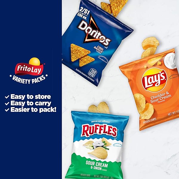 FRITO-LAY TANGY FAVORITES MIX VARIETY PACK, 1 OUNCE (PACK OF 40)