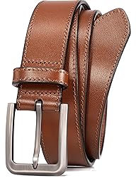 WOLFANT Men's 35mm Dress Casual Belt,100% Italian