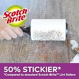Scotch-Brite Extra Sticky Lint Roller Pet Hair 5 Rolls 240 Sheets Purple/White view 3