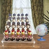 AZEAM Acrylic Riser 4 Tier Display Stand Clear Shelves 30x28x20cm (2 Pack) view 6