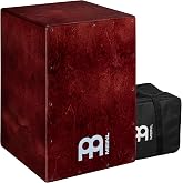 Meinl Percussion Cajon, MADE IN EUROPE &mdash; Sit-On Box Drum, Snare &amp; Bass Tone | Includes Bag &mdash; Baltic Birch Wood, Full Size, Rear Sound Port, Silicone Feet &mdash; For All Skill Levels and Settings