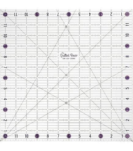 Amazon.com: Bloc Loc Half Square Triangle Multiple-Size Quilting
