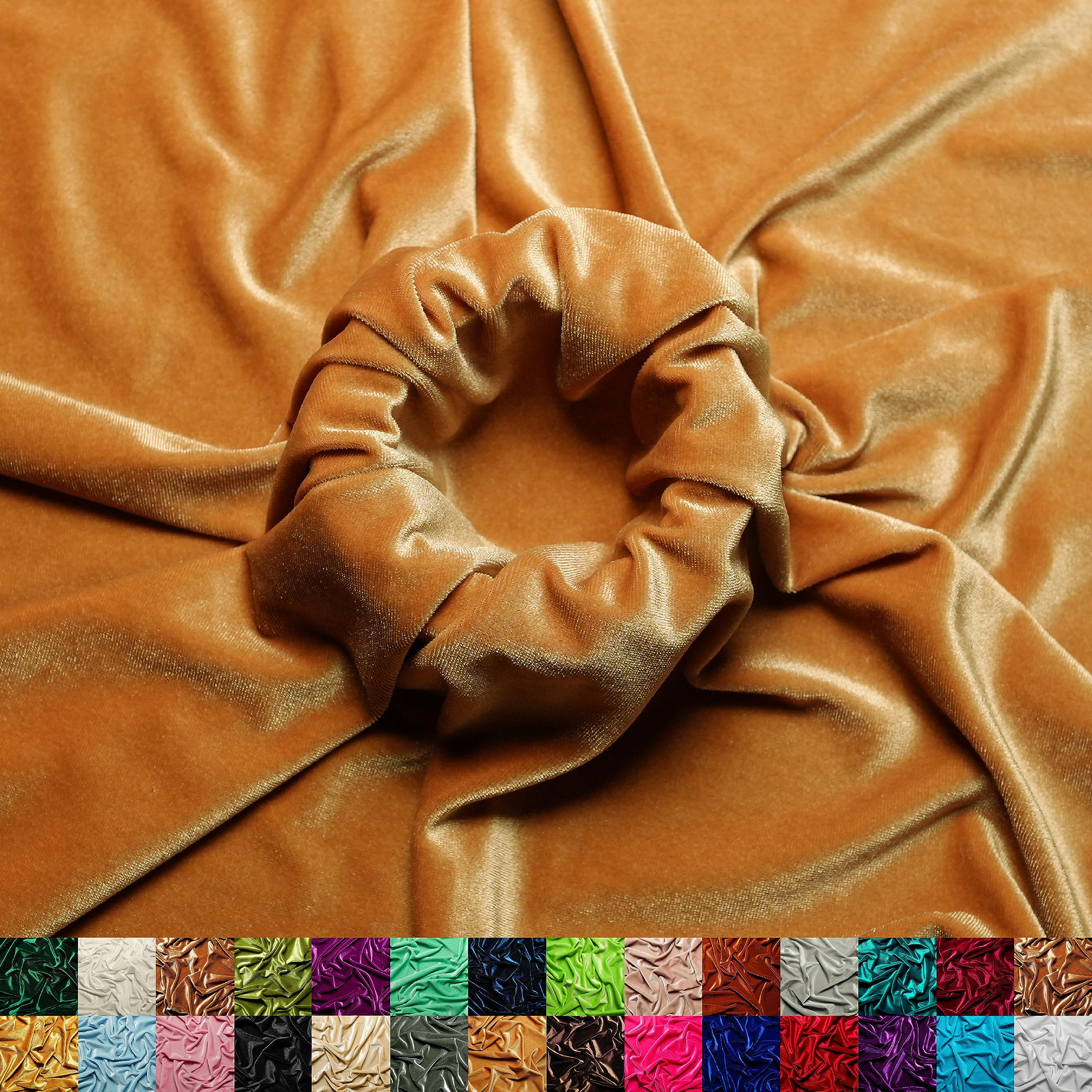 Ice Fabrics Stretch Velvet Fabric by The Yard