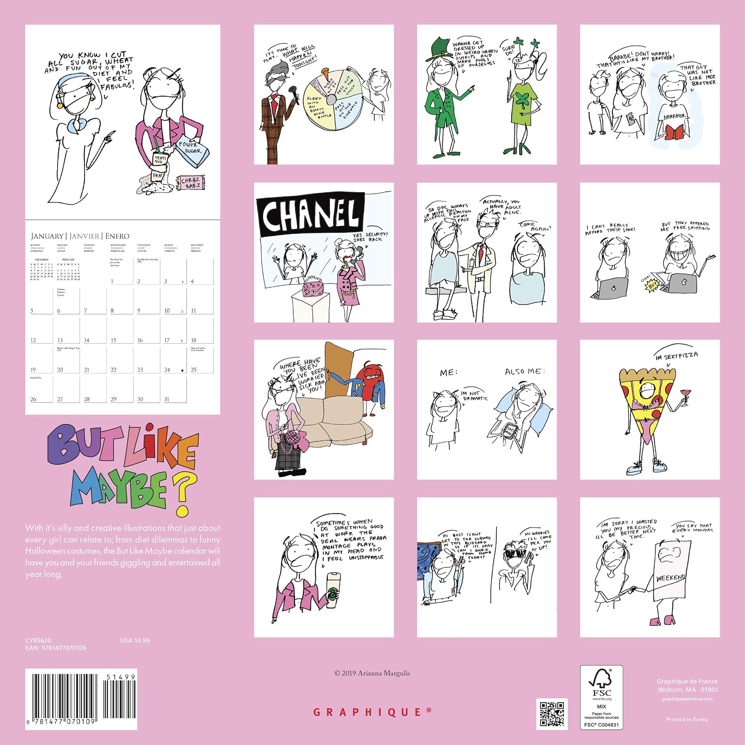 But Like Maybe? 2020 Calendar, Wall - Image 3