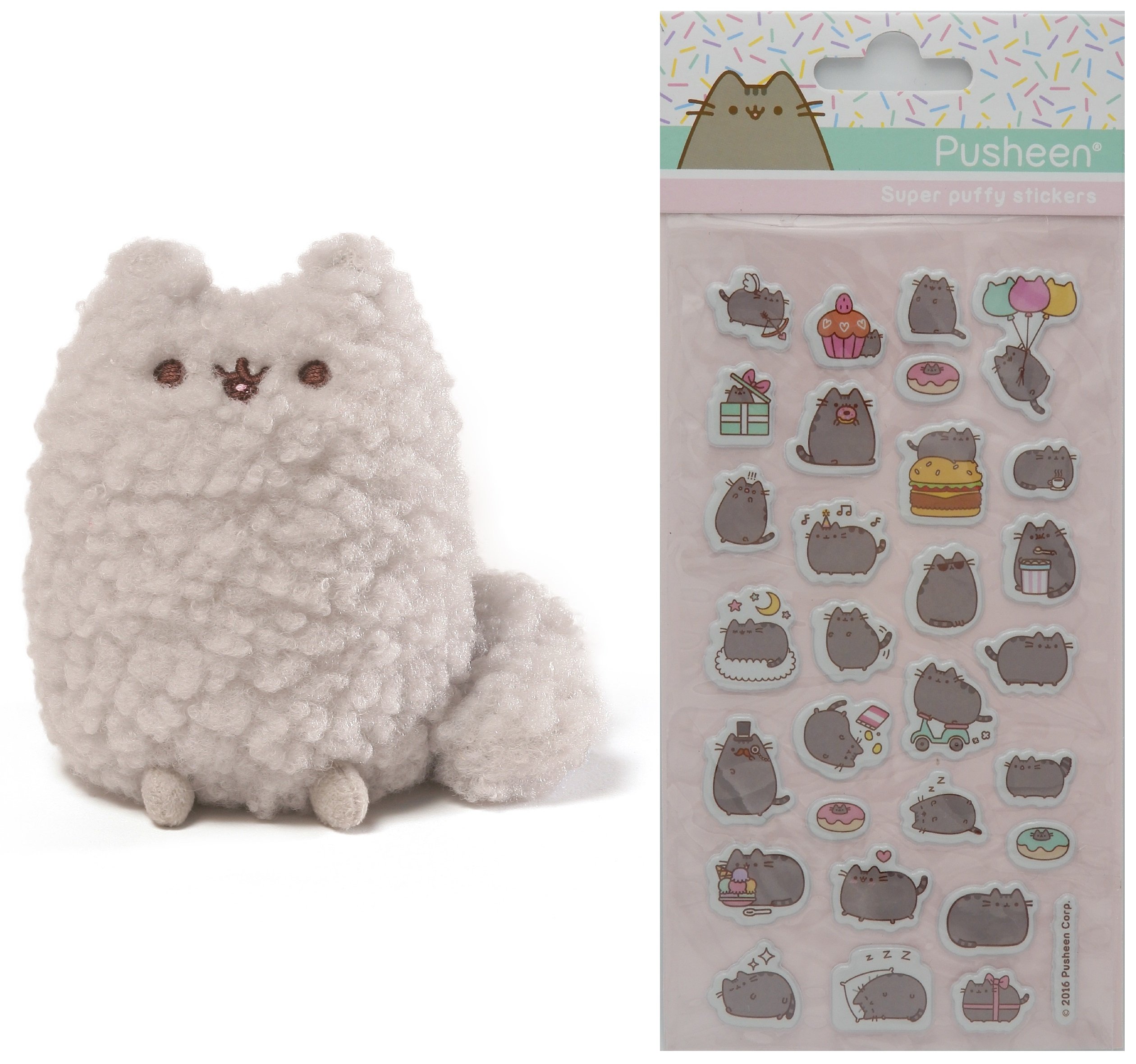 pusheen and stormy plush