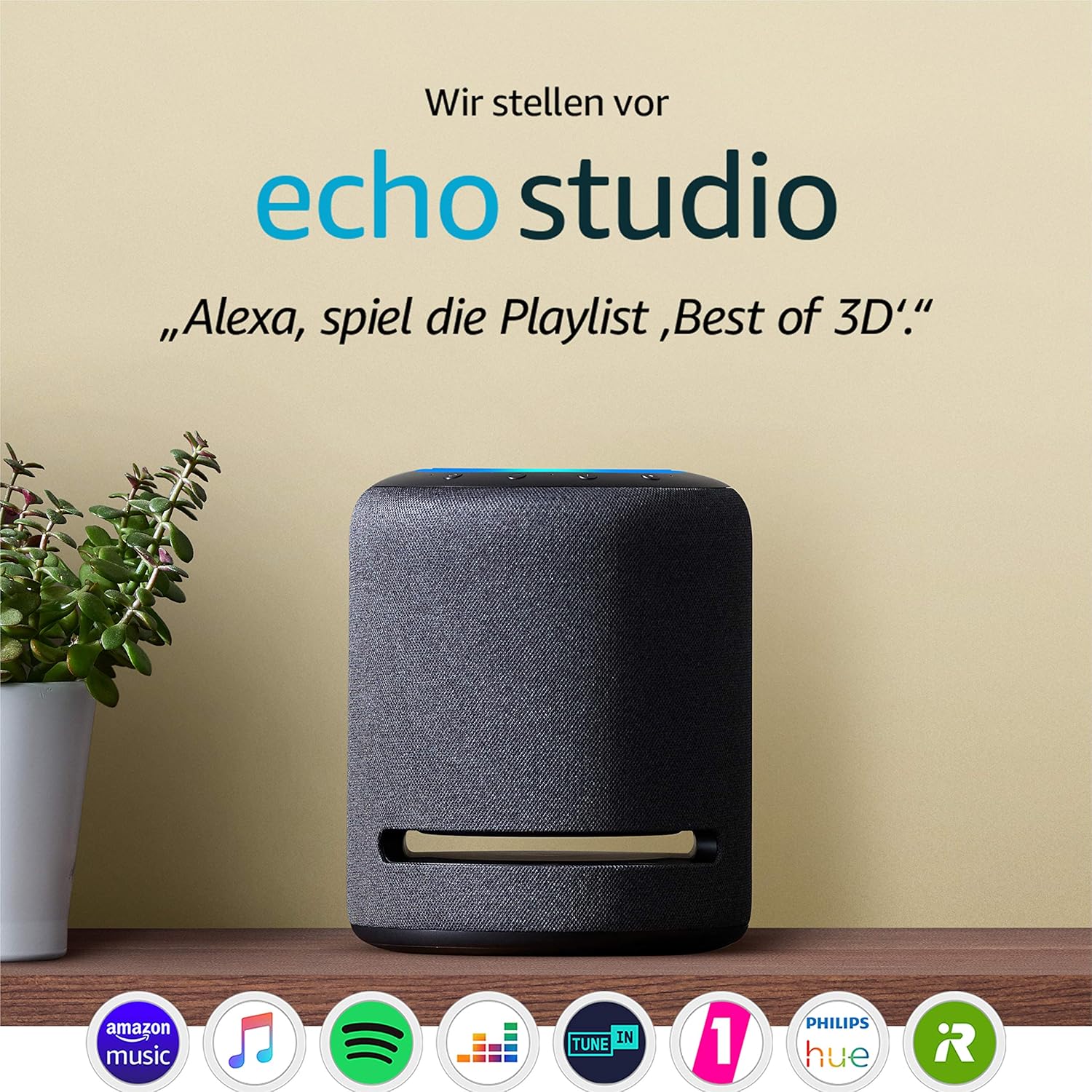Wir stellen vor: Echo Studio – Smarter High Fidelity-Lautsprecher mit 3D-Audio und Alexa