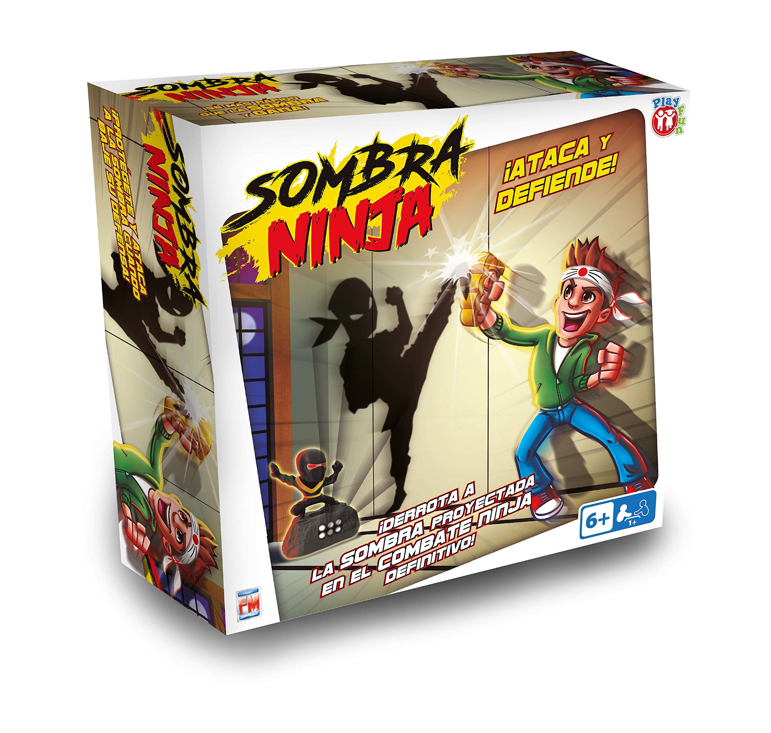 PLAY FUN BY IMC TOYS Shadow Ninja - Highly Entertaining Skill Game for Kids Ages 6+; Fight with Shadow Ninja
