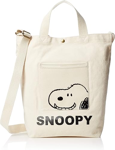 Amazon スヌーピー Snoopy スヌーピー キャンバス ショルダーバッグ Spr 815b 横顔スヌーピー Spr 815 Snoopy スヌーピー ショルダーバッグ