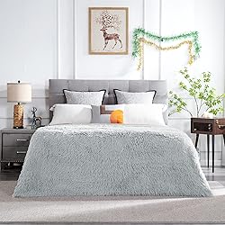 JONIYEAR Extra Large Decorative Fluffy Faux Fur
