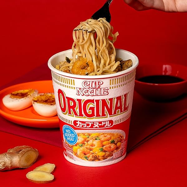 NISSIN CUP NOODLE RAMEN NOODLE SOUP, ORIGINAL, 2.4 OUNCE (PACK OF 6)