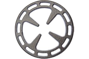 Ilsa Gas Ring Reducer, 4.75-Inch, Cast Iron, Black