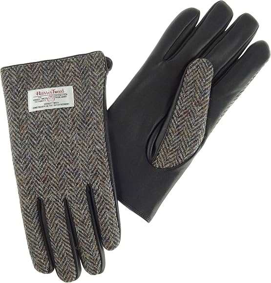 harris tweed gloves mens
