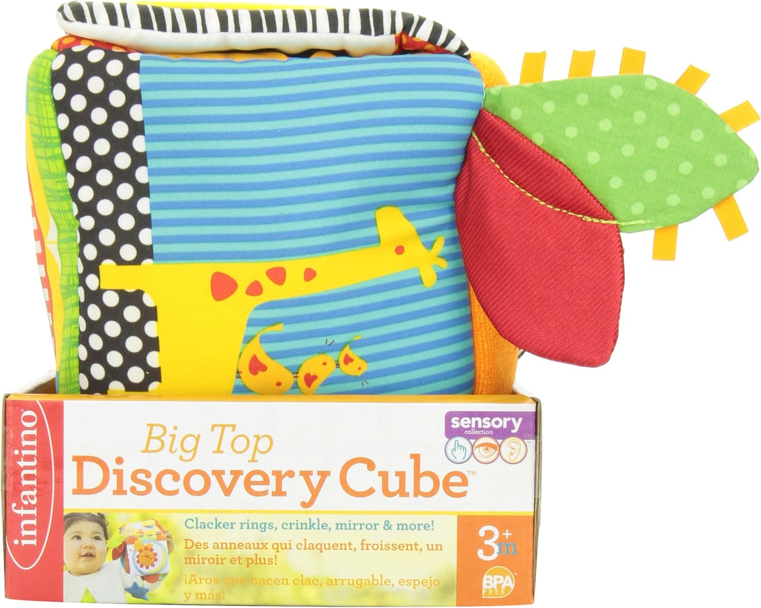 infantino big top discovery cube