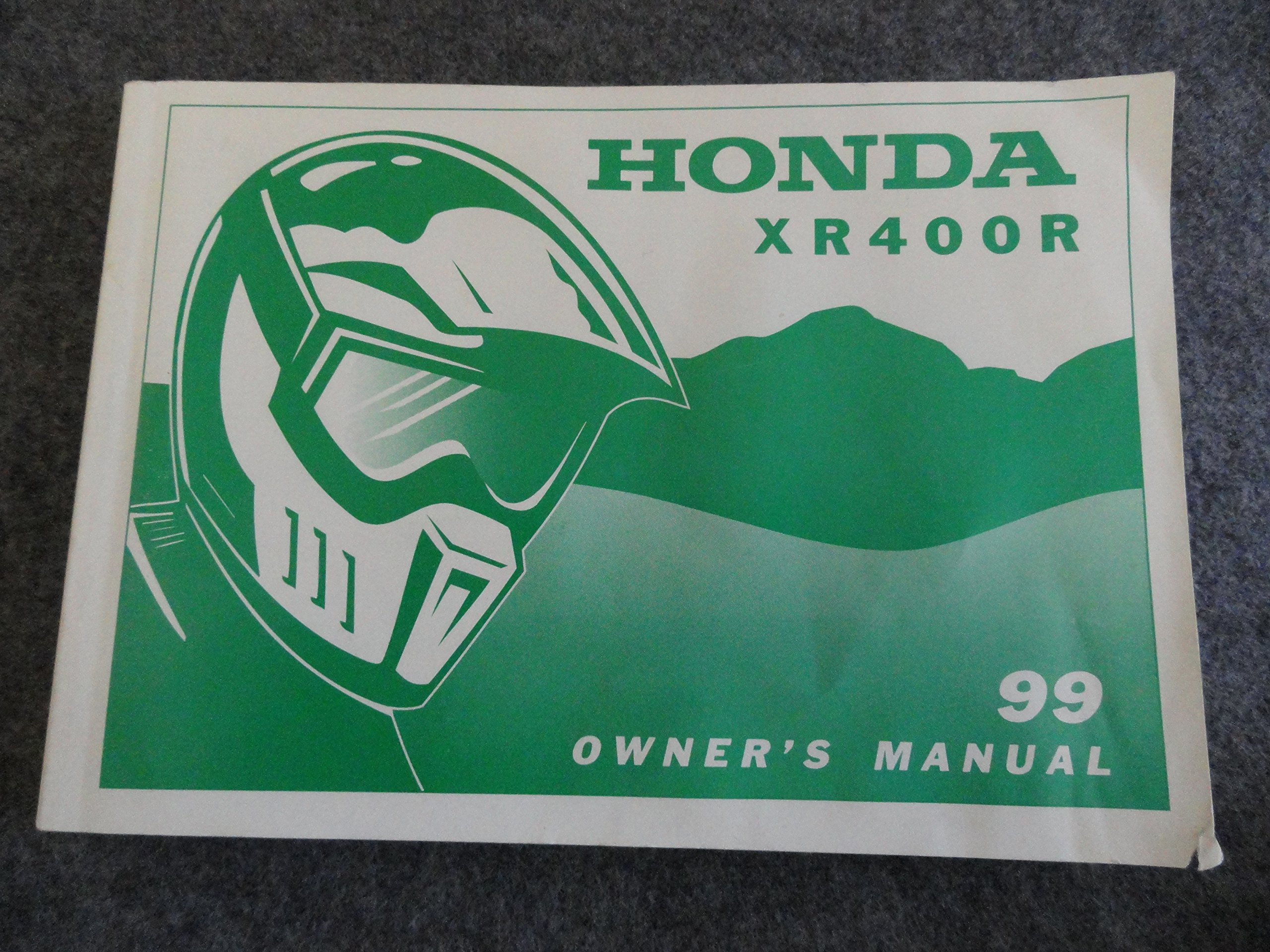 Honda 1999 XR400 XR 400 R XR400R Original Owners Manual Paperback – 1998