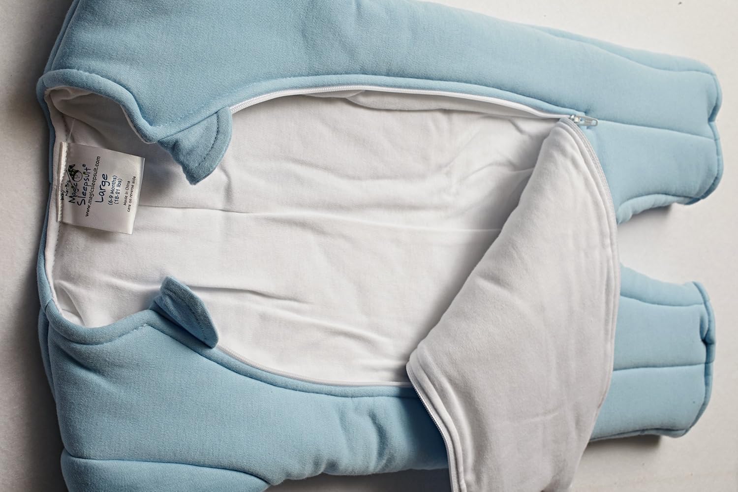 Baby Merlin's Magic Sleepsuit - Swaddle Transition Product - Cotton - Cream - 3-6 Months: Baby