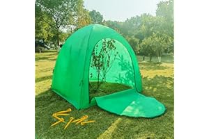 CHPPEY 59″*59″*60″ Winter Plant Warm Covers - Raised Bed Cover, Garden Row Accelerator, Warm Tent Freeze Protection Humidity Domes for Germination, Seedling Propagation Protecting Plants from Animals