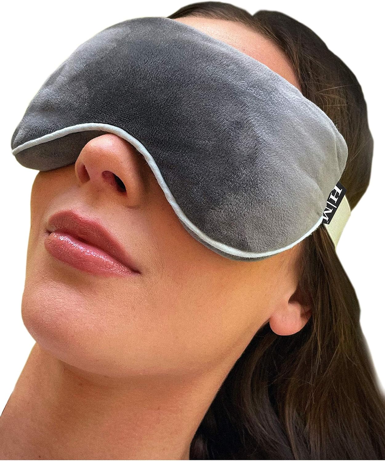 MyHalos® Heated Eye Mask for Dry Eyes, Microwave Activated Warm Eye Compress Treats Blepharitis & Styes, Our Plush