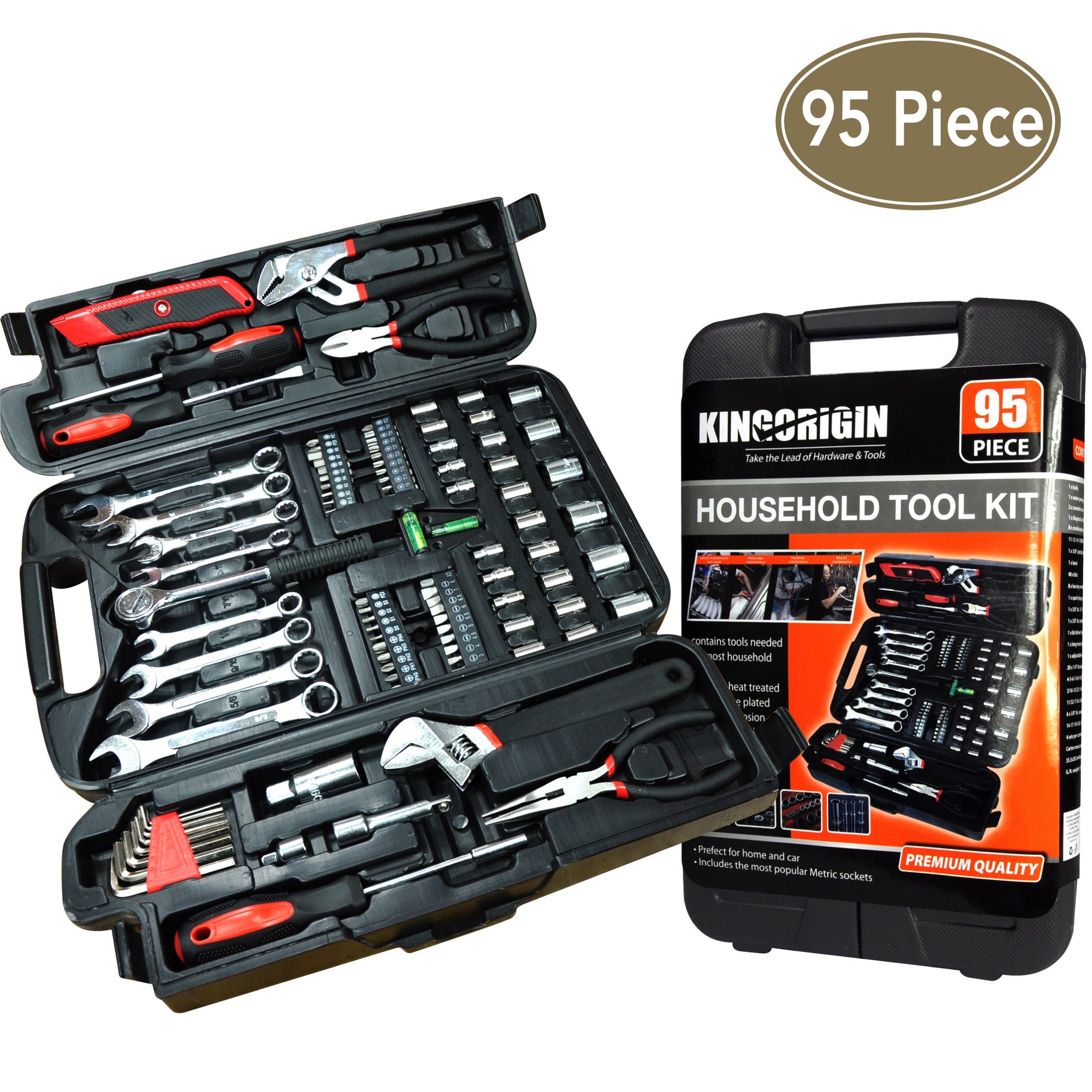 Best 95 Piece Home Repair Tool Kits Multi Tools Set Homeowner Tool Kits