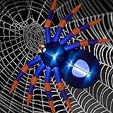 ATDAWN 8 Ft Halloween Inflatable Spider, Giant Blow