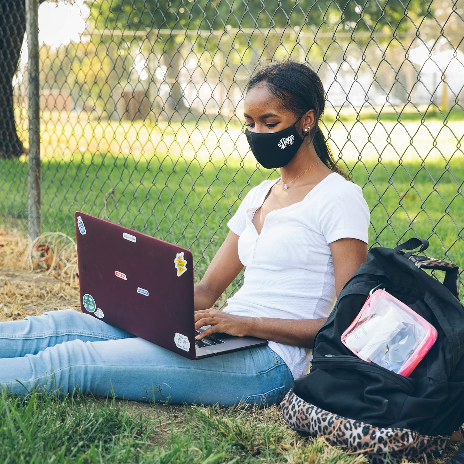 #StaySafe Hygiene Travel Kit (Go Bananas) with Reusable Face Masks & Refillable Soap : Beauty