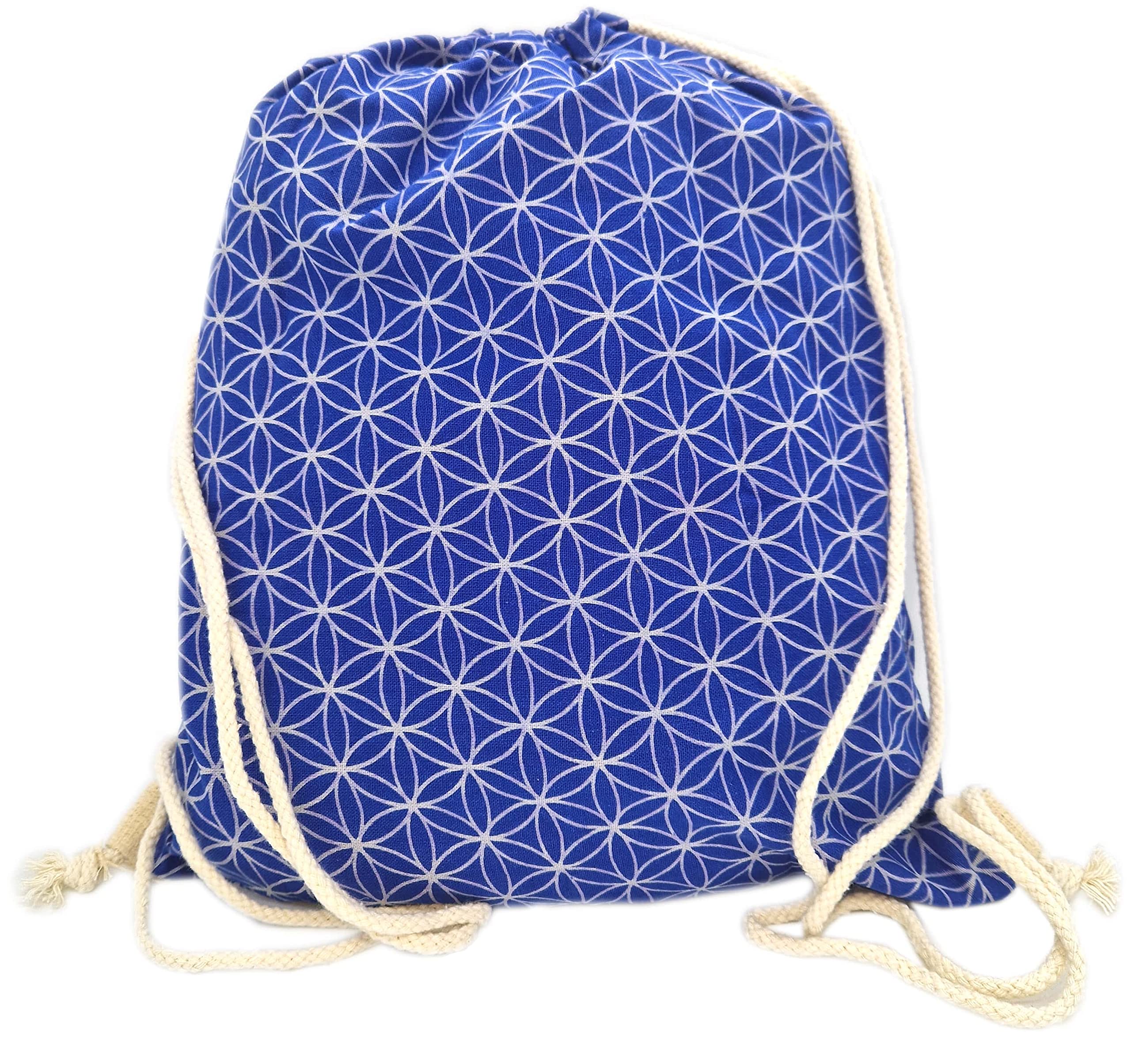 PANASIAM simple-bag, flower of life blue
