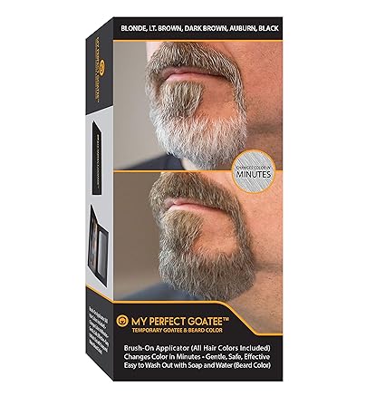 My Perfect Goatee Beard Temporary Color All Hair Colors