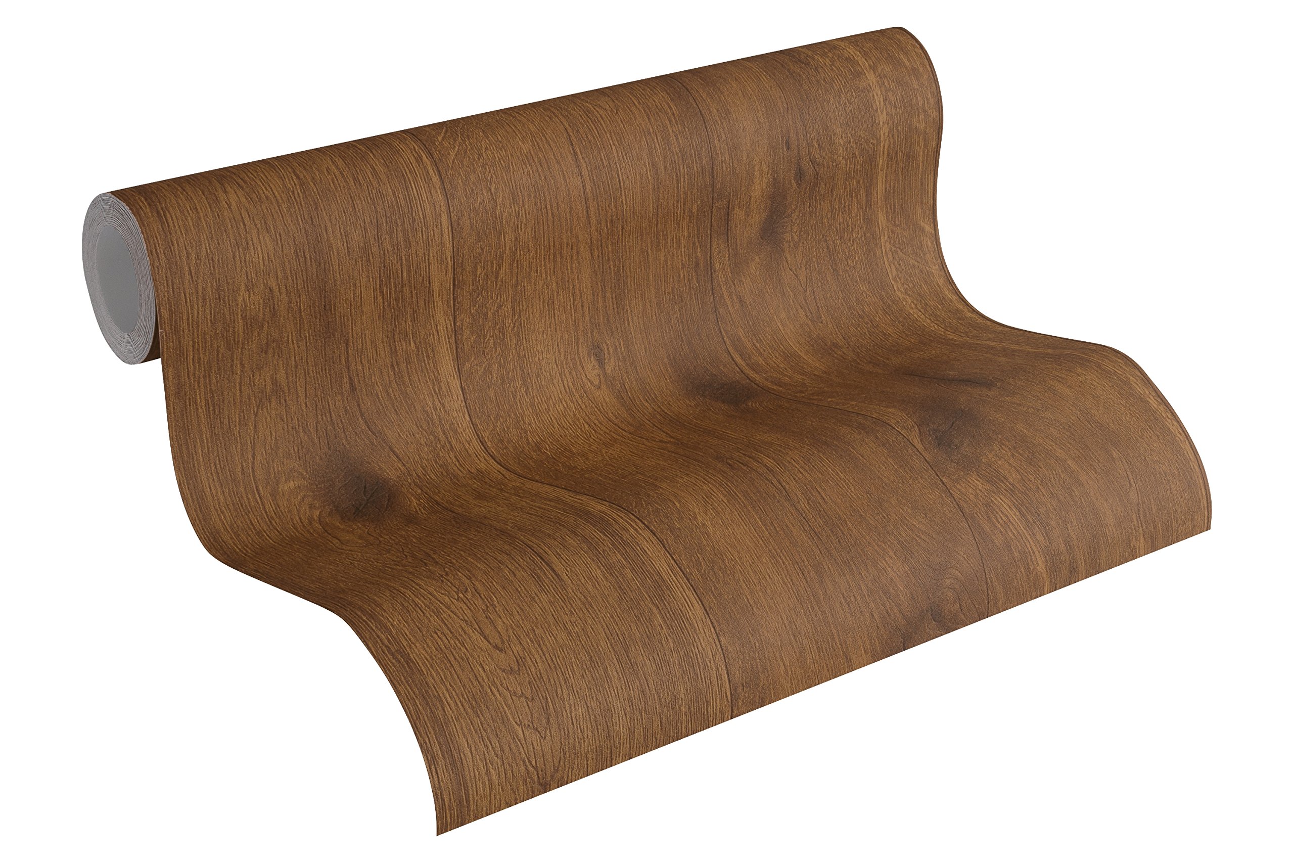 A.S. Création Wood Wallpaper Elements Non-Woven Wallpaper 10.05 m x 0.53 m Brown Made in Germany 300431 30043-1