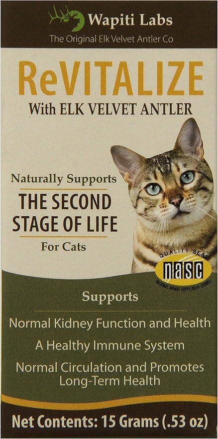 Amazon Com Wapiti Labs Inc Cat Revitalize Formula Pet Supplement