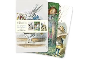 Alice's Adventures in Wonderland Set of 3 Mini Notebooks (Mini Notebook Collections)