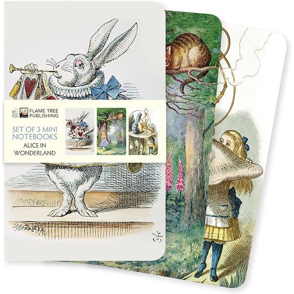 Amazon.com: Lewis Carroll, Alice in Wonderland Mini Unlined