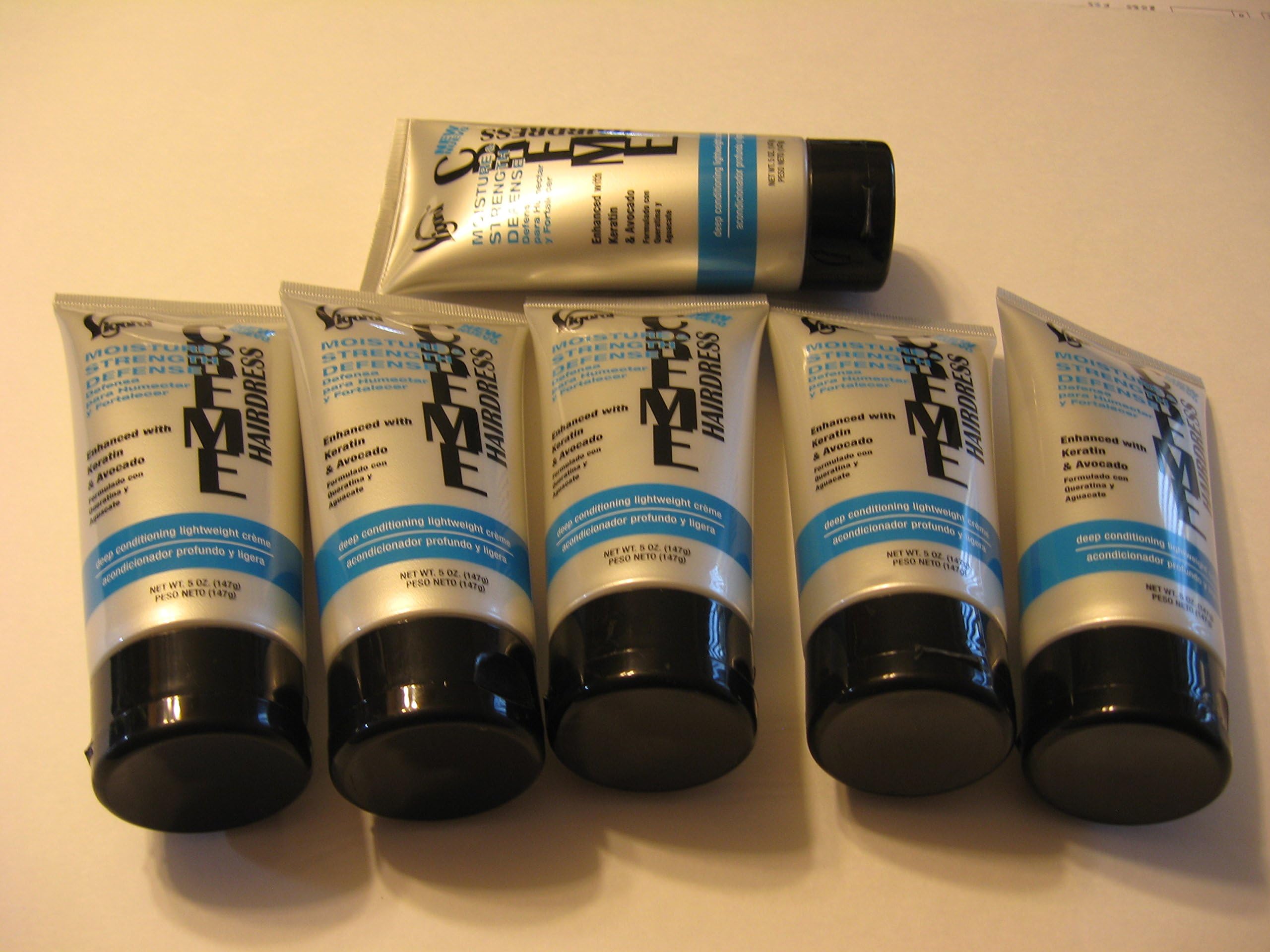 Vigorol Creme Hairdress Moisturizing & Strenghtening 5 oz. (Pack of 6)