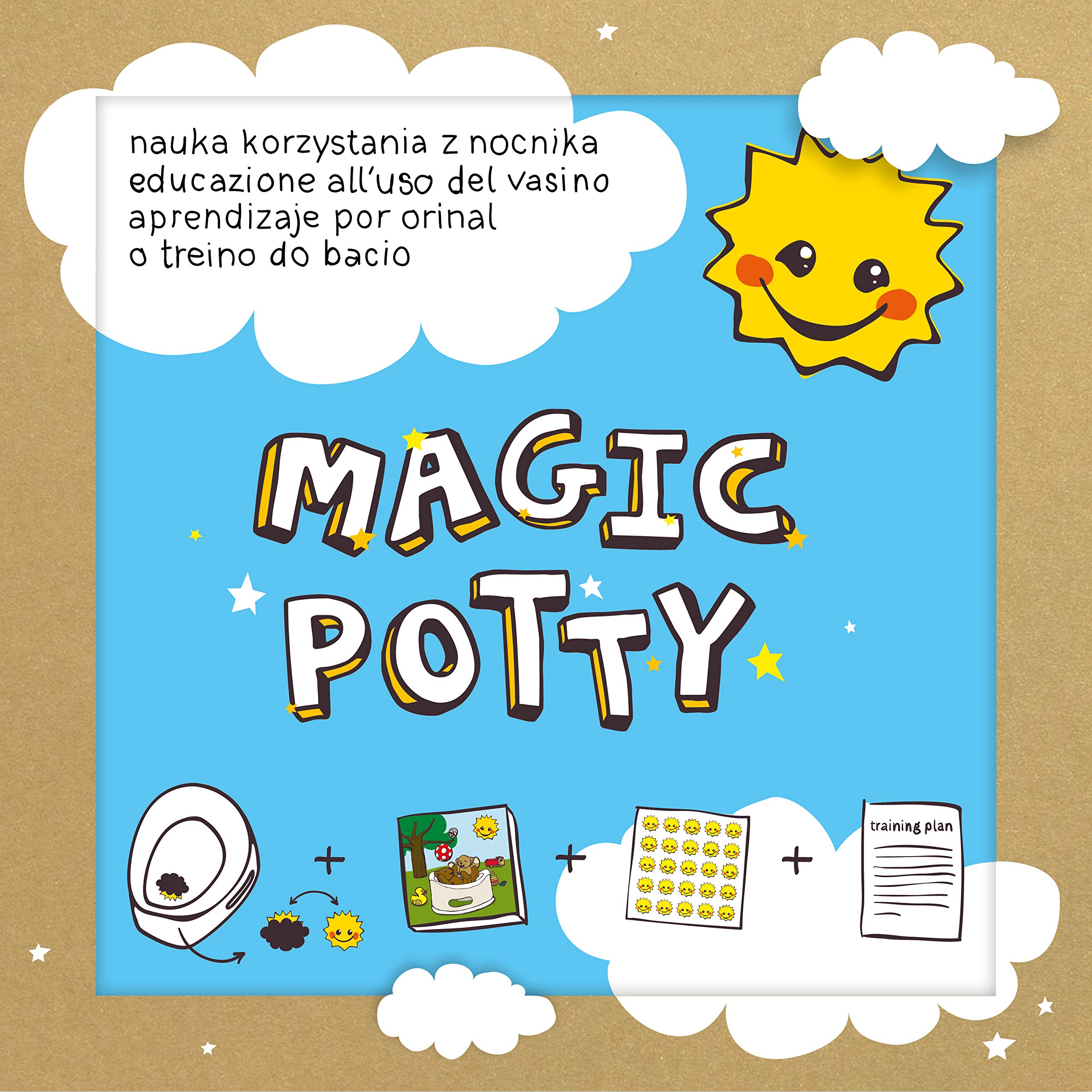 Magic Potty Book: Leave Diaper and Start Potty Playing.