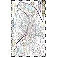 Streetwise Paris Metro Map - Laminated Metro Map of Paris, France (Michelin Streetwise Maps)