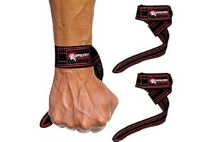 Dark Iron Fitness Weightlifting Leather Suede Lifting Wrist Straps Bundle for Men and Women Wraps Weight for a Heavy Powerlifting Grip Hooks with Padded Support