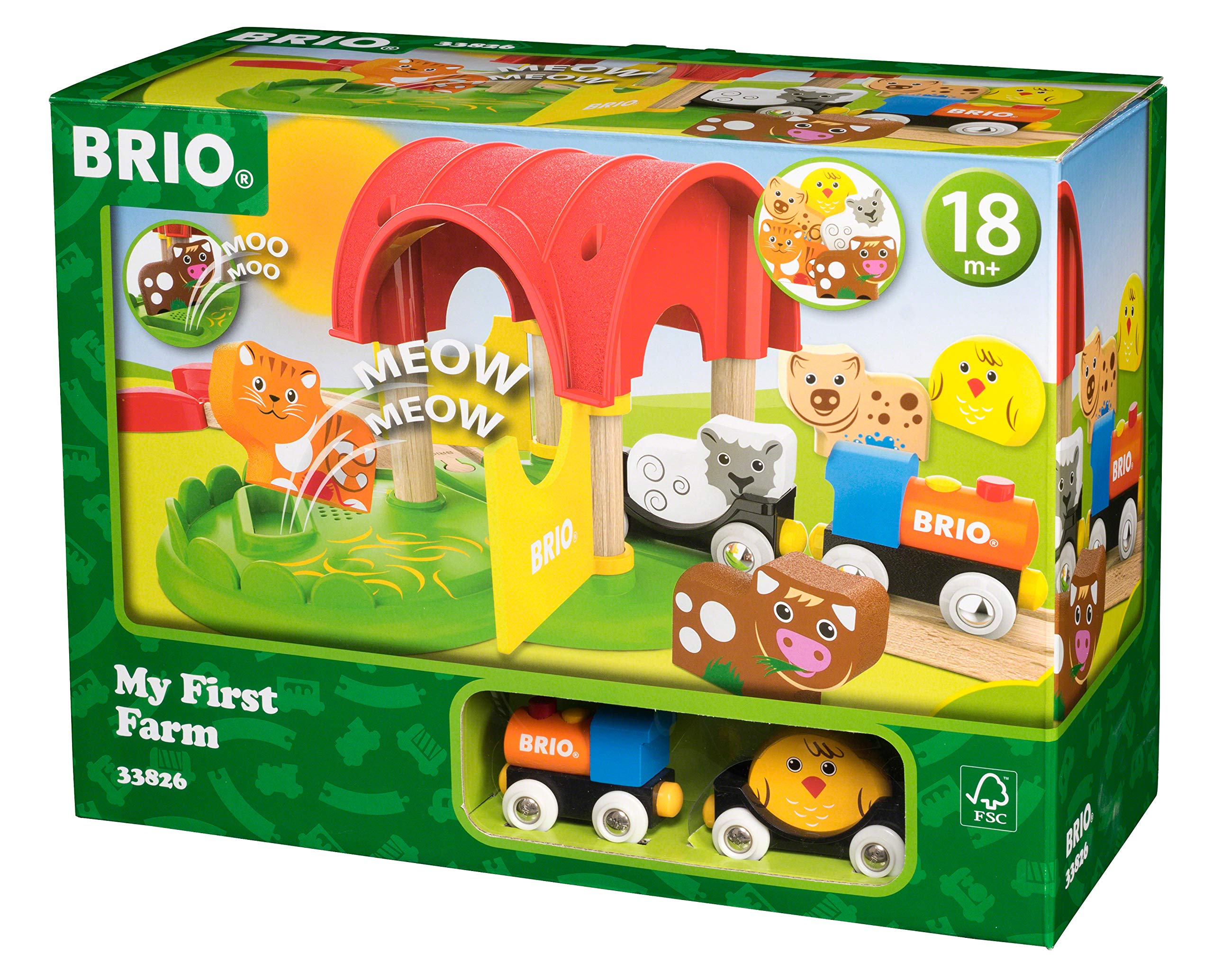 farm railway set brio