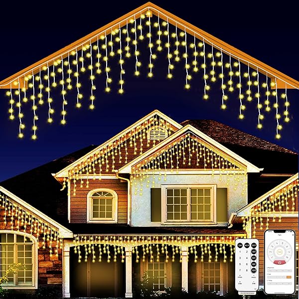 SOSHOT CHRISTMAS STRING LIGHTS OUTDOOR – 131FT/40M 1680...