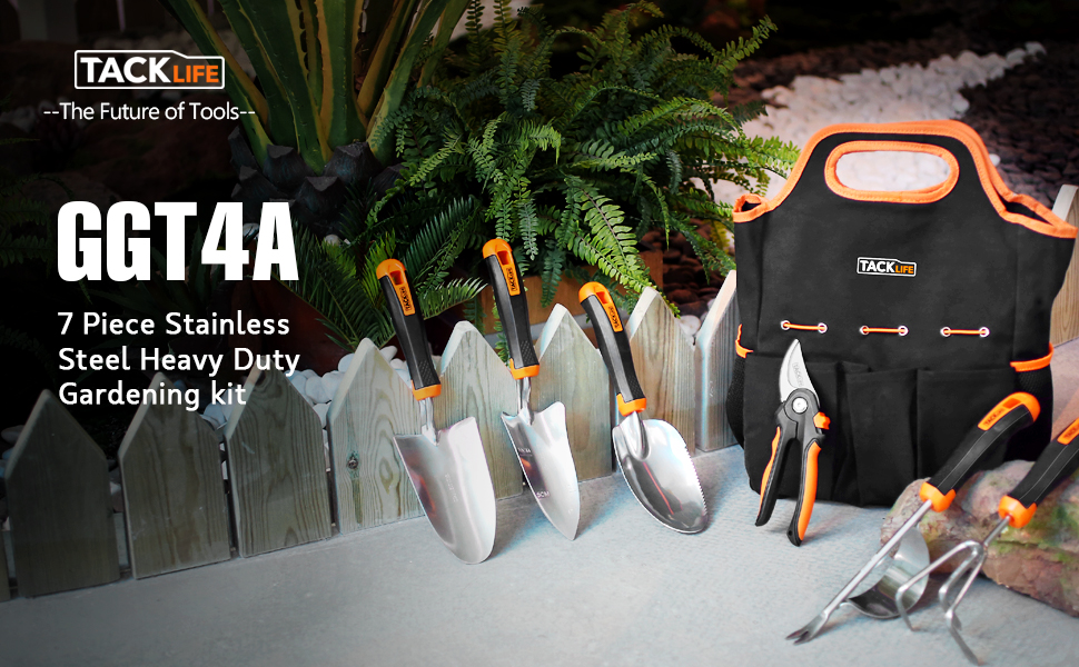 6 TACKLIFE+Garden+Stainless+GGT4A+Orange