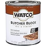 Watco 241758 Butcher Block Oil & Finish, Clear