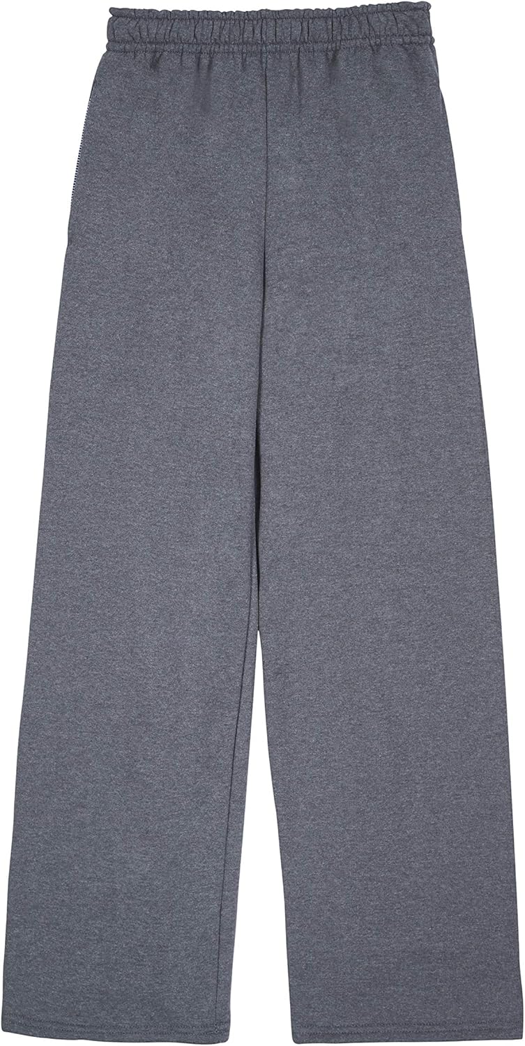 Fruit of the Loom Boy's Fleece Open Bottom Sweatpant Amazon.co.uk