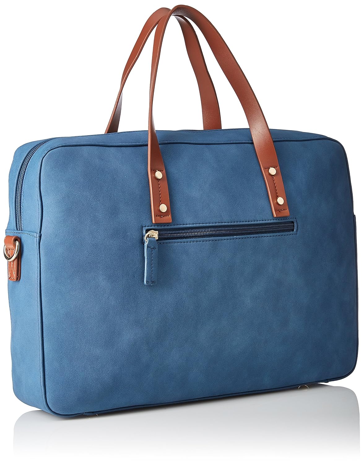 caprese felicia women's satchel (navy and tan) ()