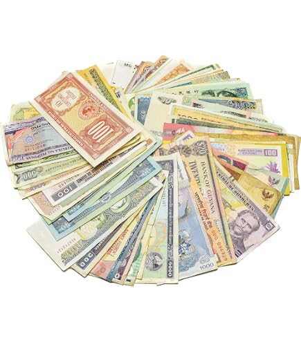 Uncirculated 50 Different World Banknote Set – Crisp UNC, Includes Country List