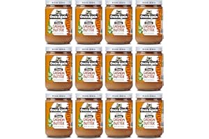Once Again Natural Creamy Cashew Butter, 16oz - Unsweetened - Peanut Free, Gluten Free Certified, Vegan, Kosher - Glass Jar - Case of 12
