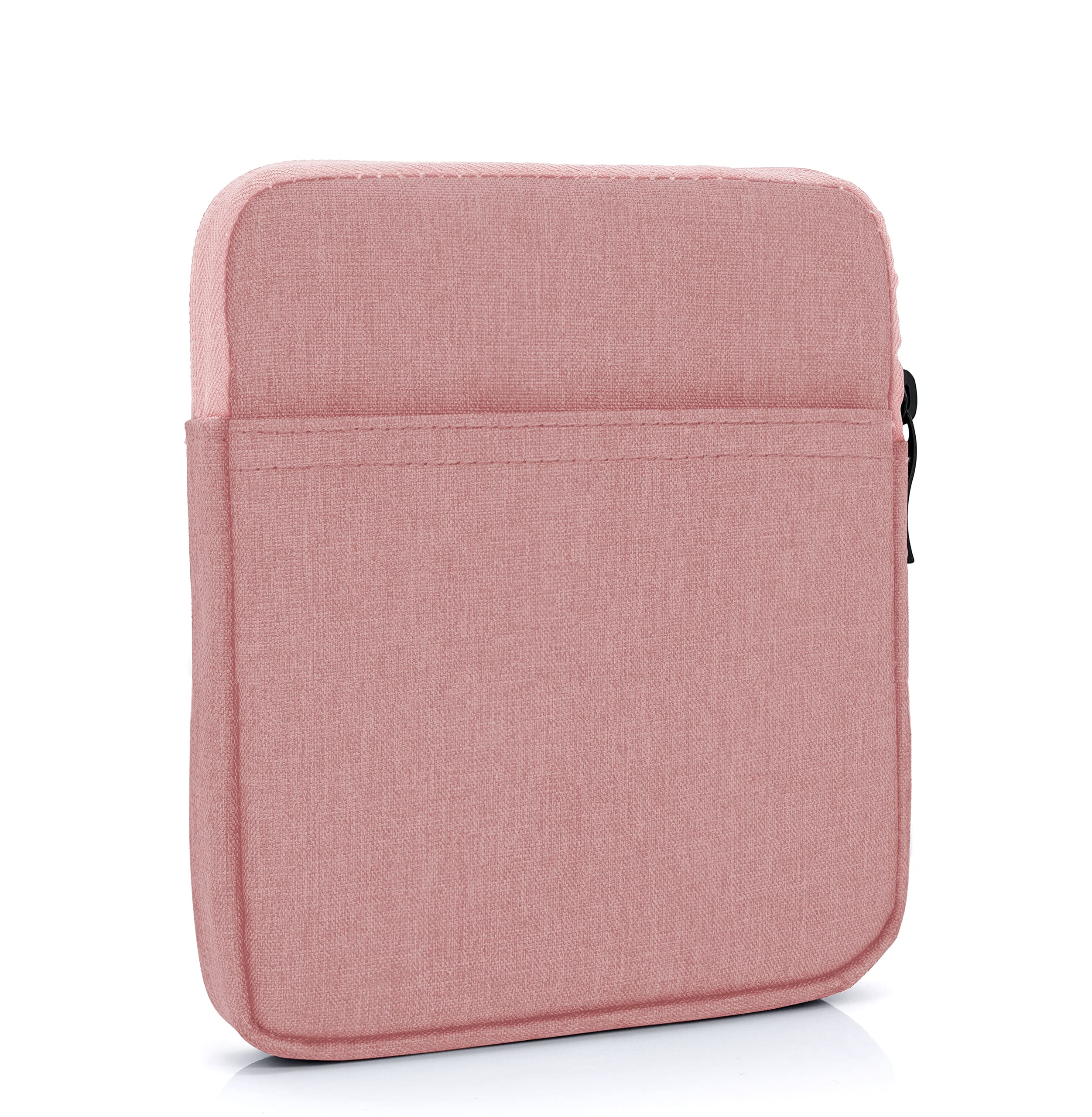 MyGadget Nylon Sleeve for Tablet up to 7 Inch - Padded Bag for 14,5 x 17 cm - e.g. Kindle Oasis 9th & 10th Generation - Travel Pouch in Pink