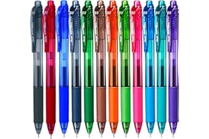 Pentel EnerGel X Retractable Liquid Gel Rollerball Pen, Everyday Writing, Office Supplies, School Supplies, 0.5mm Fine Point,